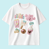 Snacks stitched style Tee