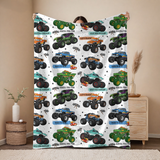 Monster Truck Blanket