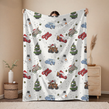 A Cars Christmas Blanket
