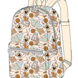 Here For The Snacks Backpack- Blue