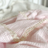 Muslin Lace Organic Blankets