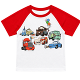 Children’s Cars Birthday Tee